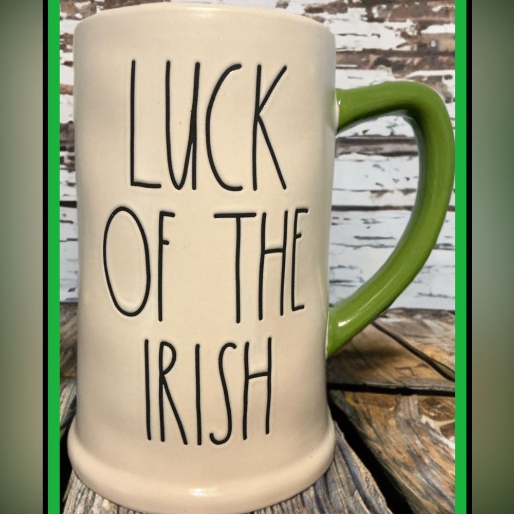 Rae Dunn ~ Large ~ 🍀 Luck Of The Irish Mug ( Never Used )